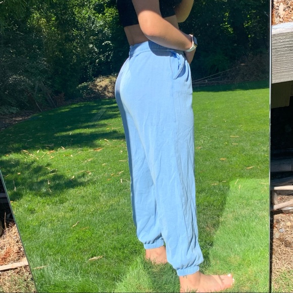 Blue Boyfriend Joggers - Picture 4 of 5